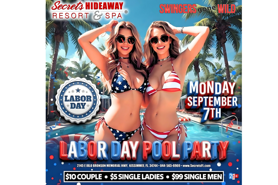 Labor Day Pool Party - Swingers Gone Wild®