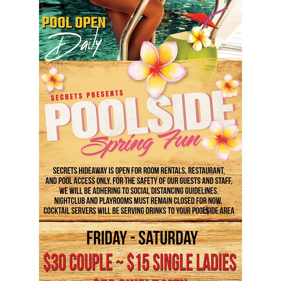 Friday Poolside Spring Fun