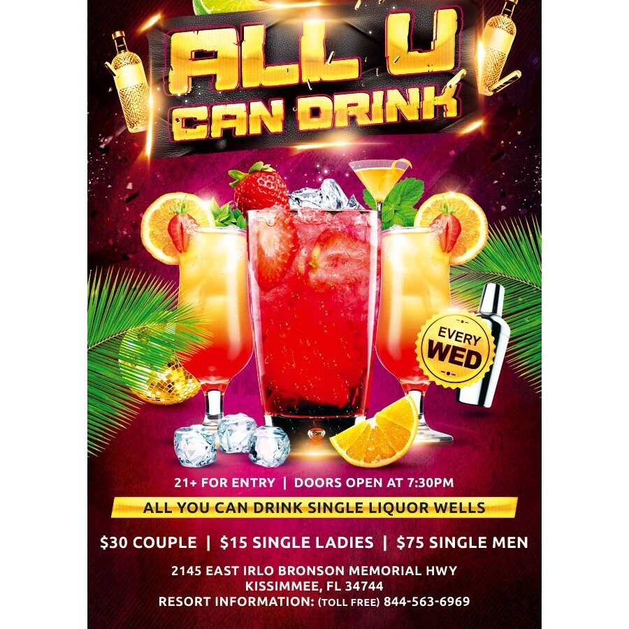 All U Can Drink Wednesday