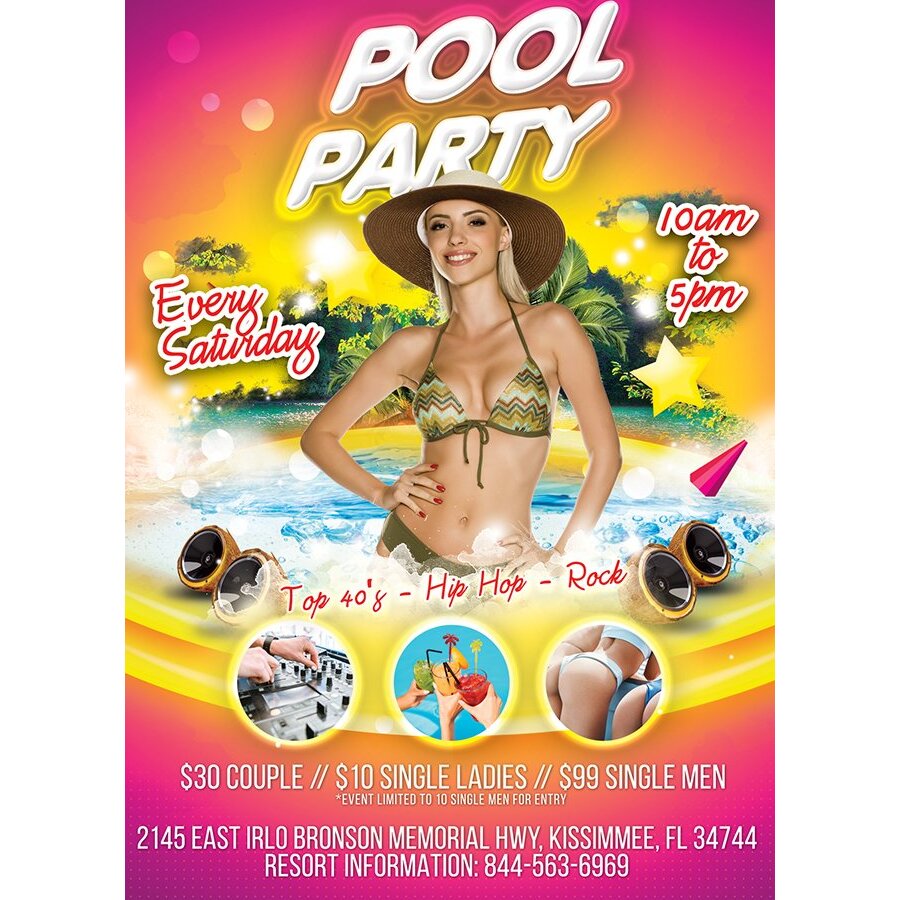 Pool Party 10am - 5pm - i.candy weekend