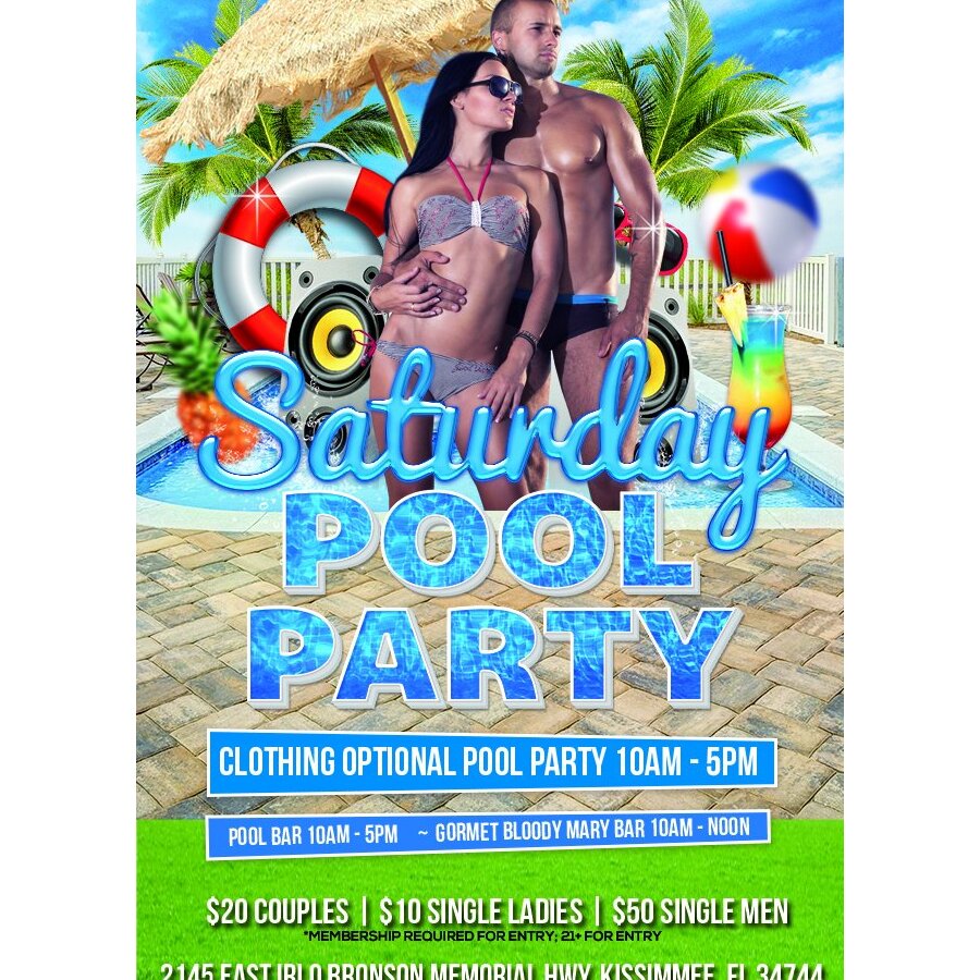 Saturday Pool Party 11am-5pm