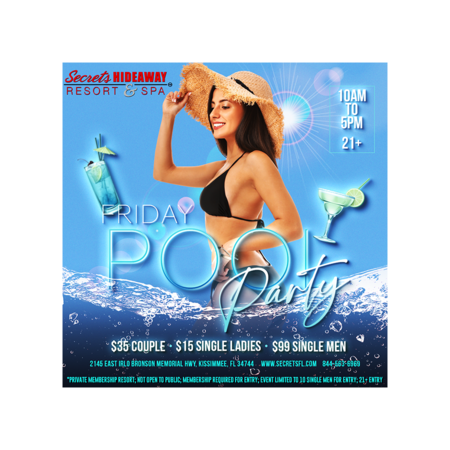Pool Party 10am-5pm - Swing Nation
