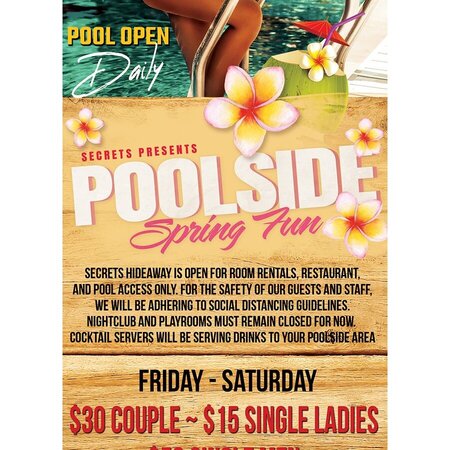 Saturday Poolside Spring Fun
