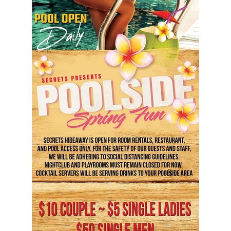 Monday Poolside Spring Fun