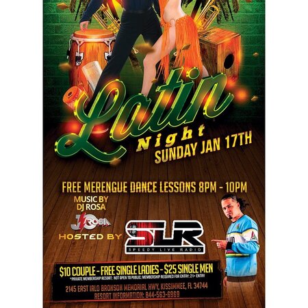 Latin Night - FREE Merengue lessons