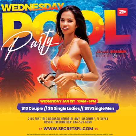 Pool Party 10am - 5pm