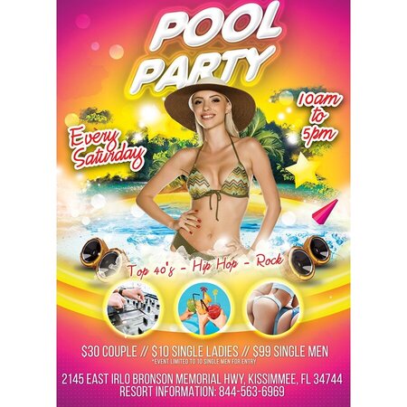 Pool Party 10am - 5pm - i.candy weekend