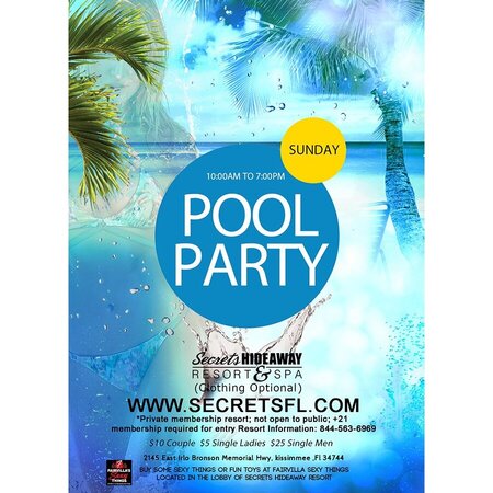Sunday Pool Party - 10am-7pm